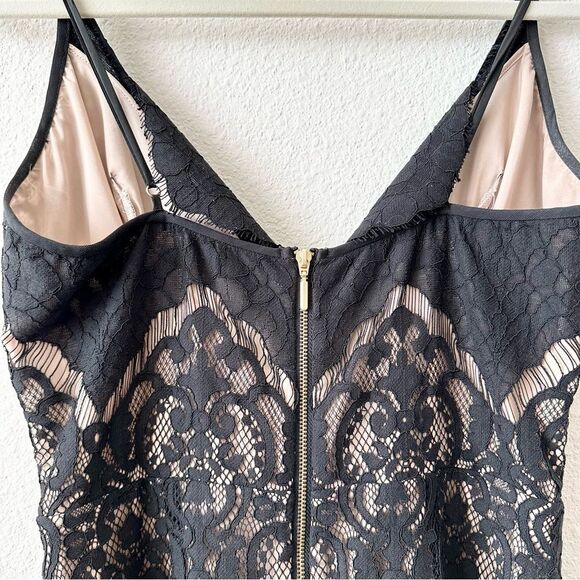 Saylor Ren Lace Mini Dress in Black Size Medium - Picture 6 of 9